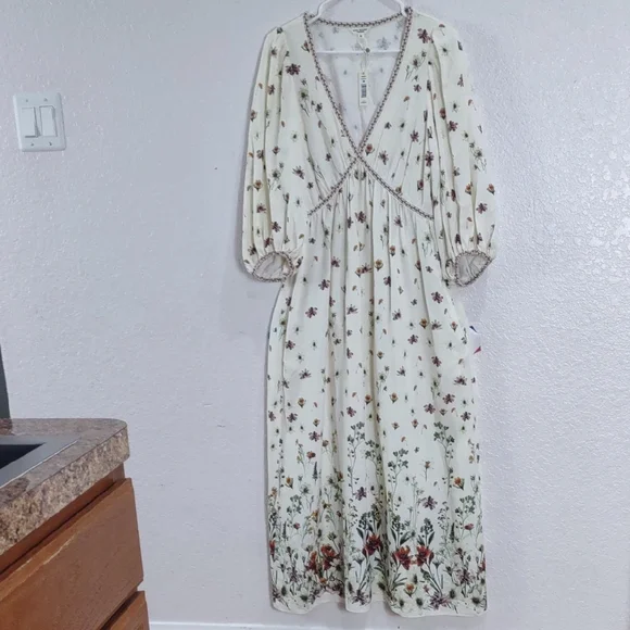 MAX STUDIO LONDON, Size M ,Floral Print Maxi Dress - Picture 7 of 17